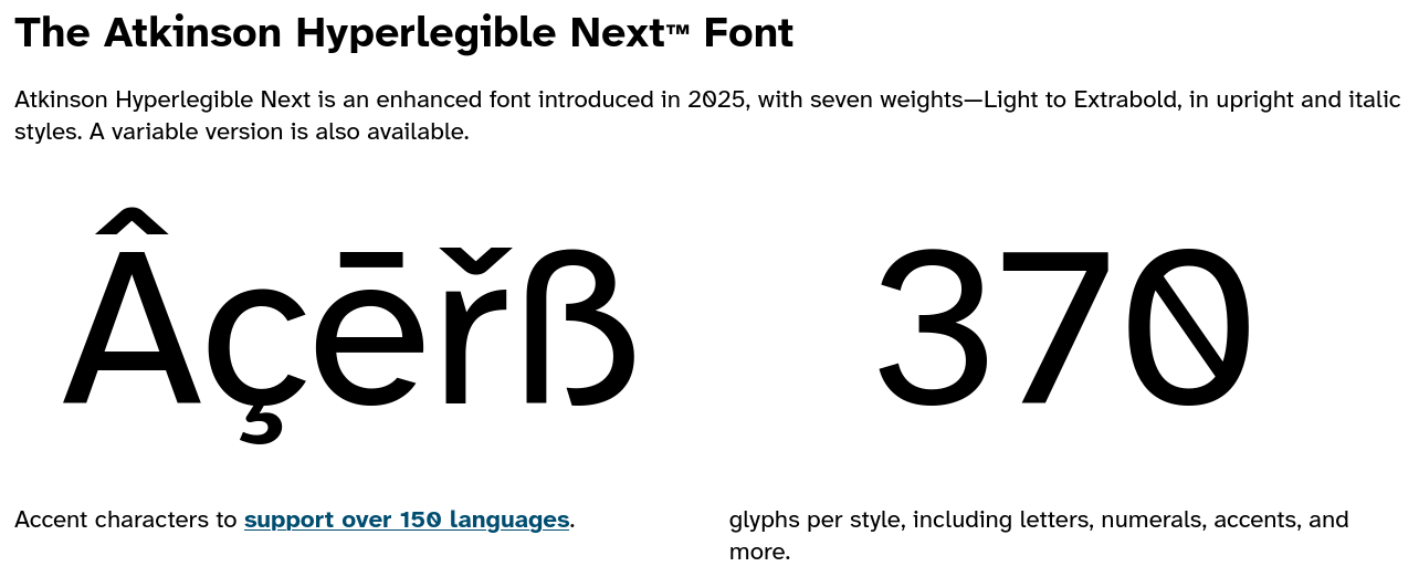 Featured image of post Hyperlegible fonts, more legible posts