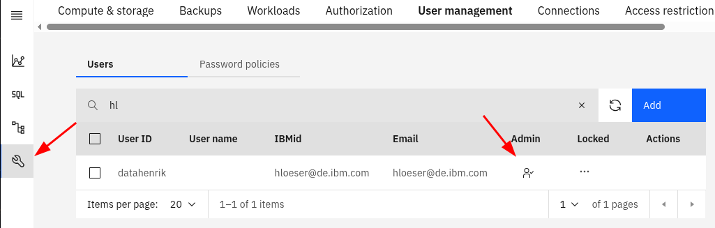 User was added