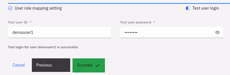 After configuration of roles, next is to test and verify the login process