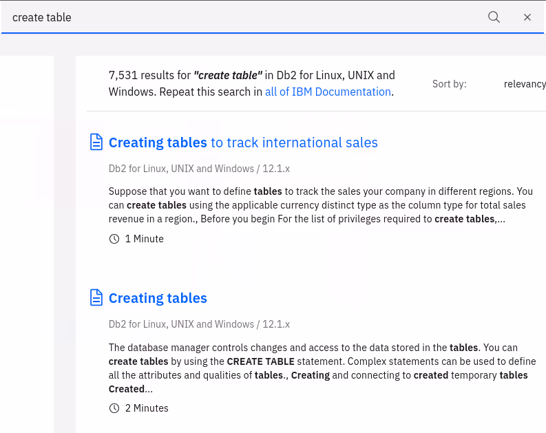 Search for content, simple